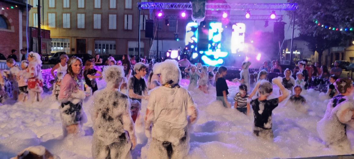 Fête locale - 4 août - soirée mousse