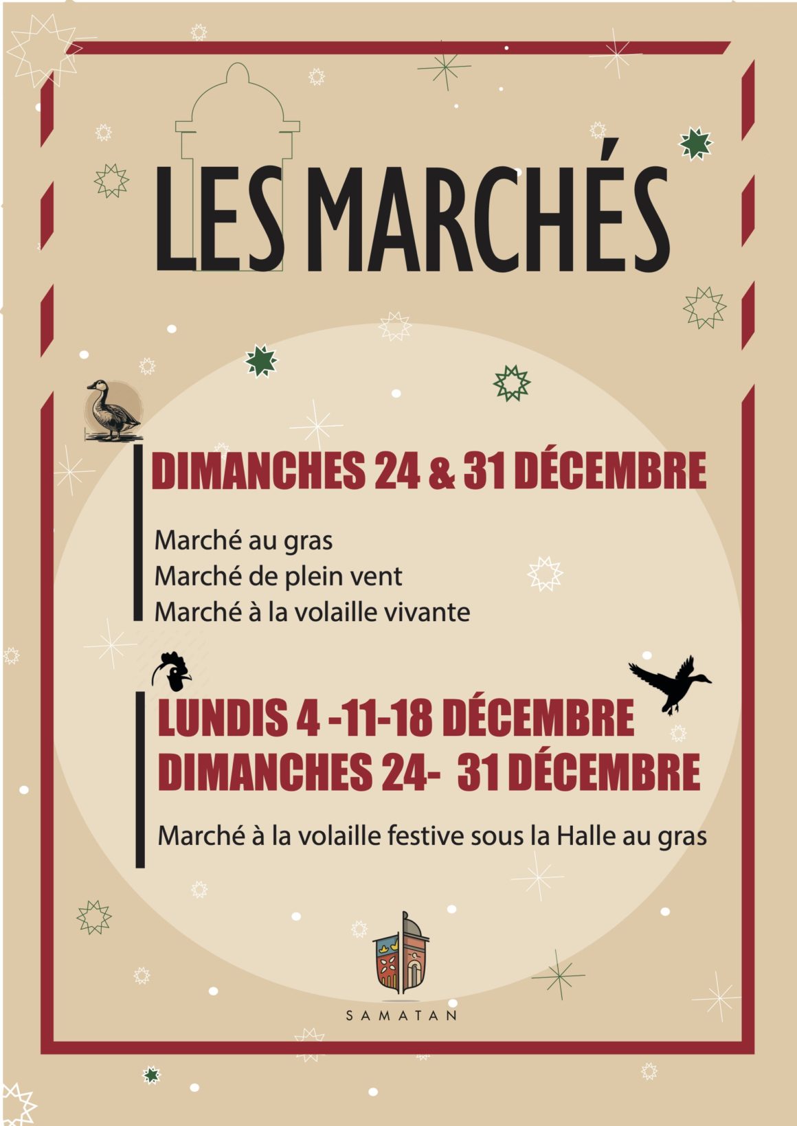 Marché de décembre 2023