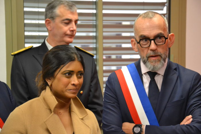 Visite ministérielle du 9 février 2024 - La ministre, le préfet et le maire
Visite ministérielle du 9 février 2024 - La ministre, le préfet et le maire