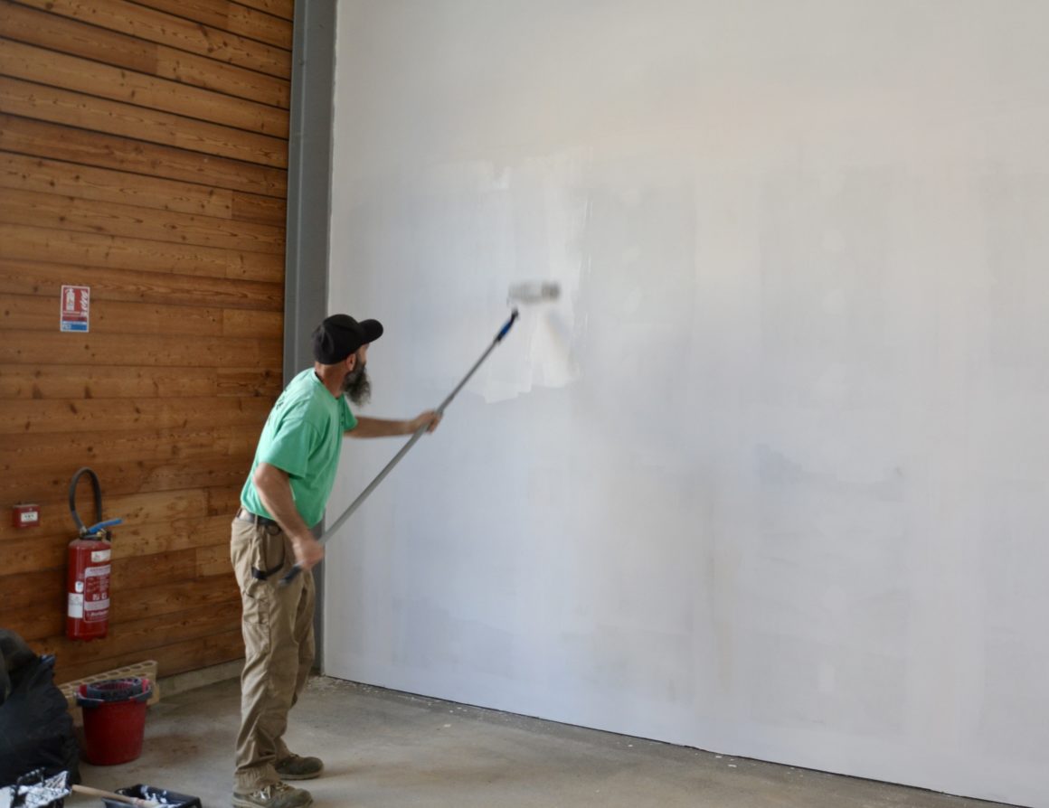 EP - peinture cloison boulodrome