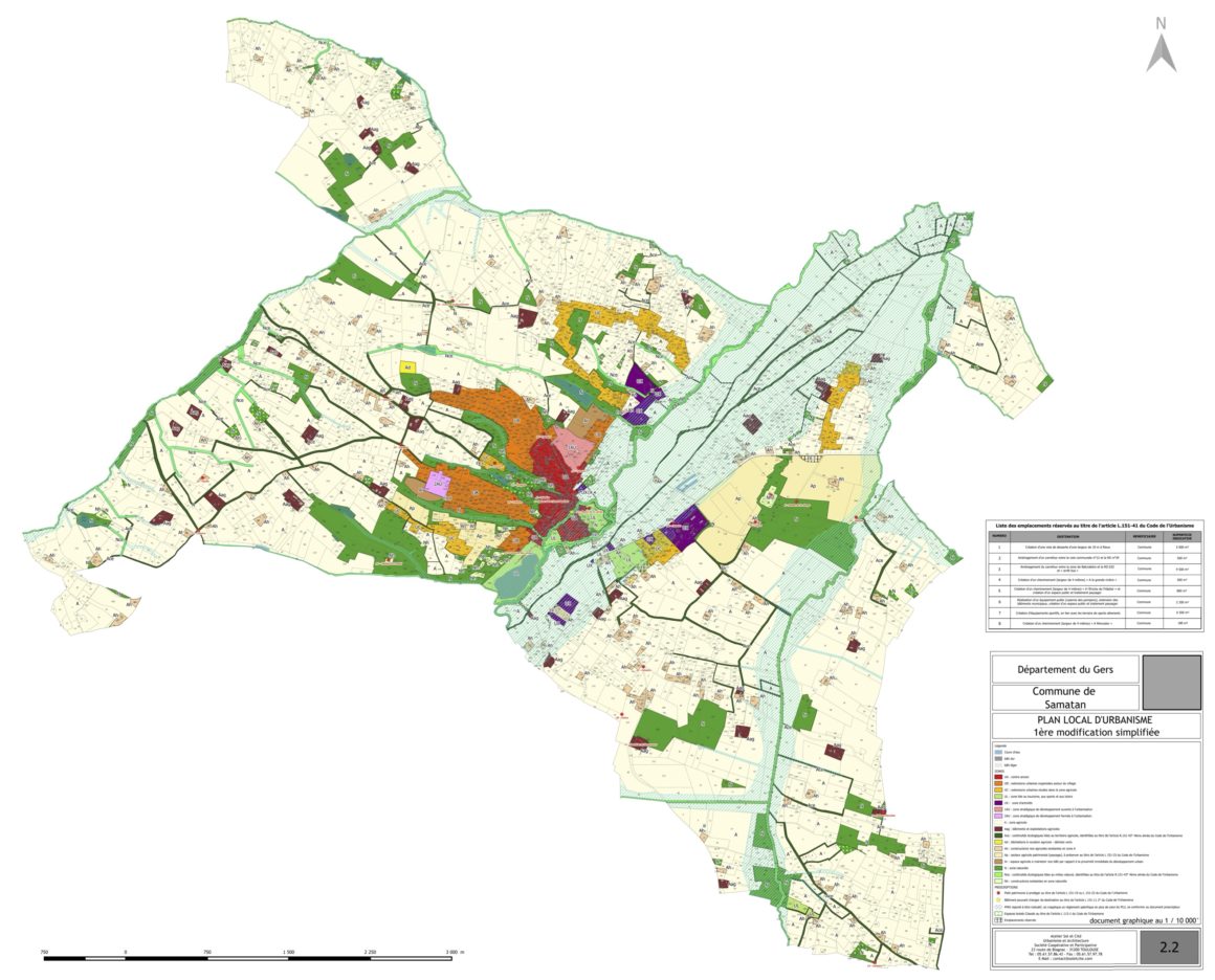 Partie réglementaire carte