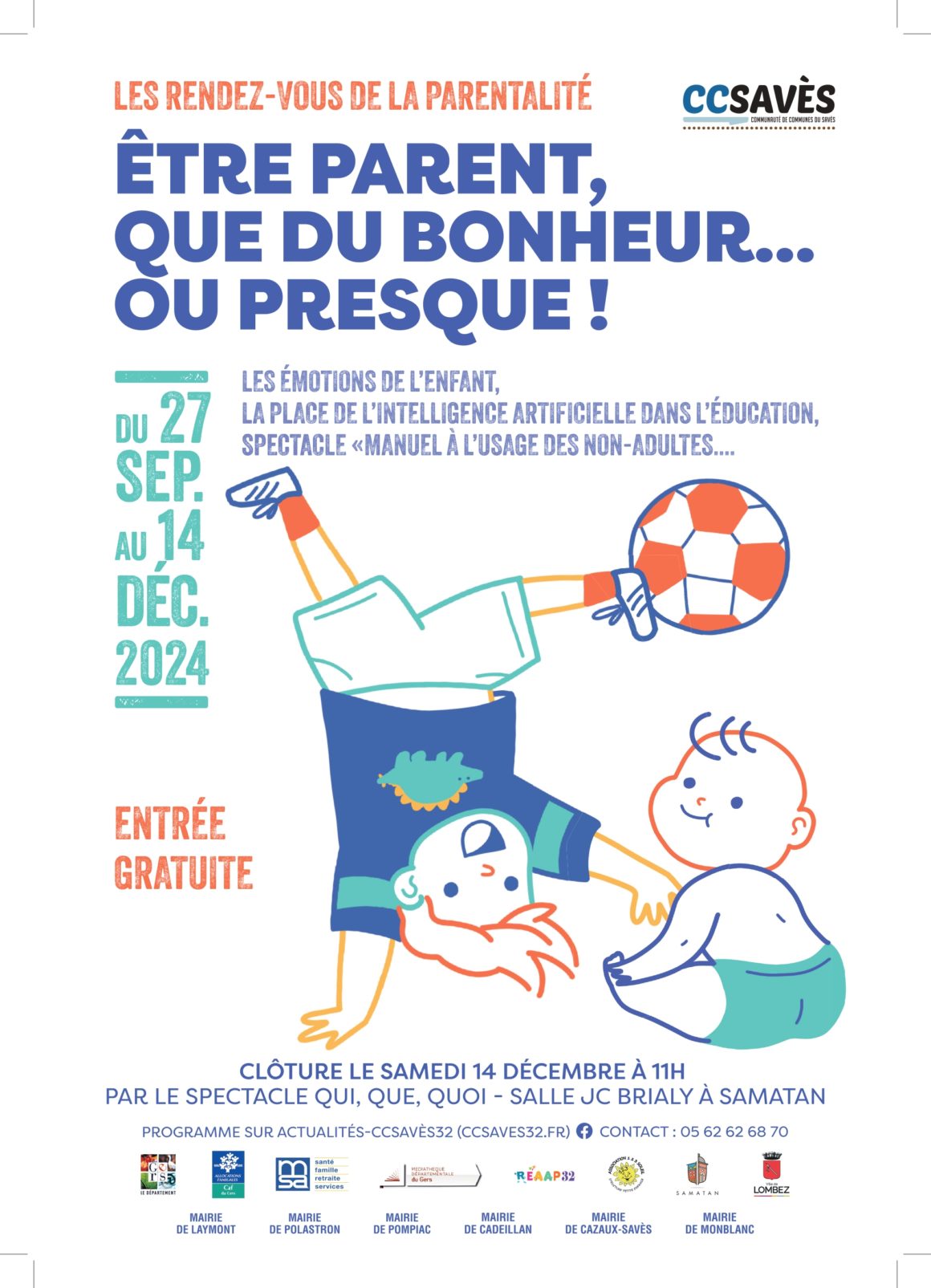 Affiche être parent 2024