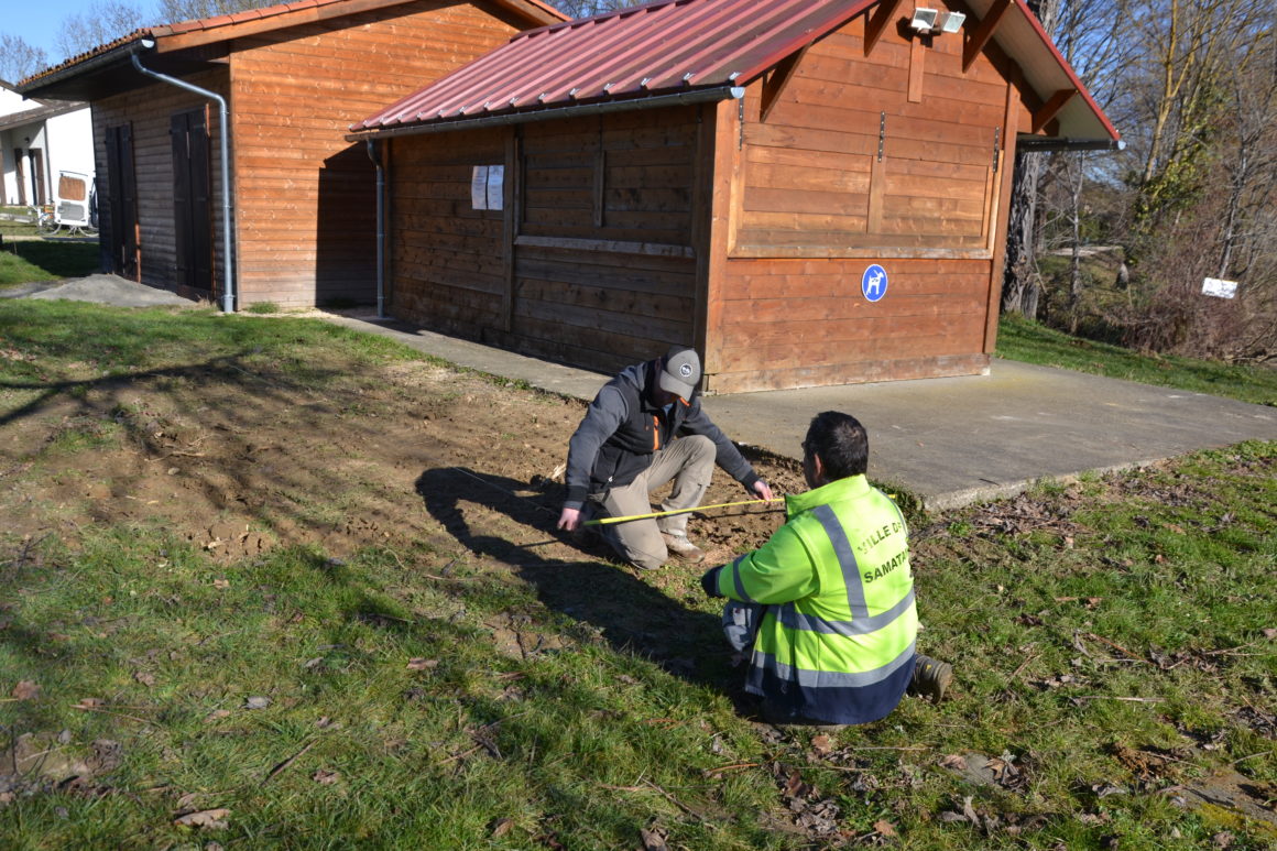 Travaux abords guinguette2 - février 2025