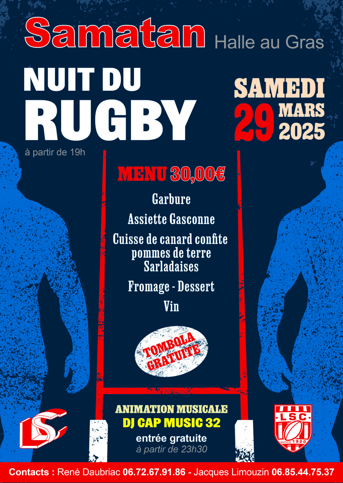 NUIT DU RUGBY 29 mars
