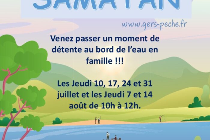 Animation pêche juillet août