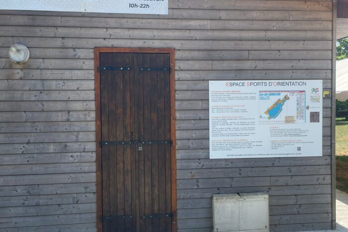 Course d'orientation à la base de loisir - le plan2