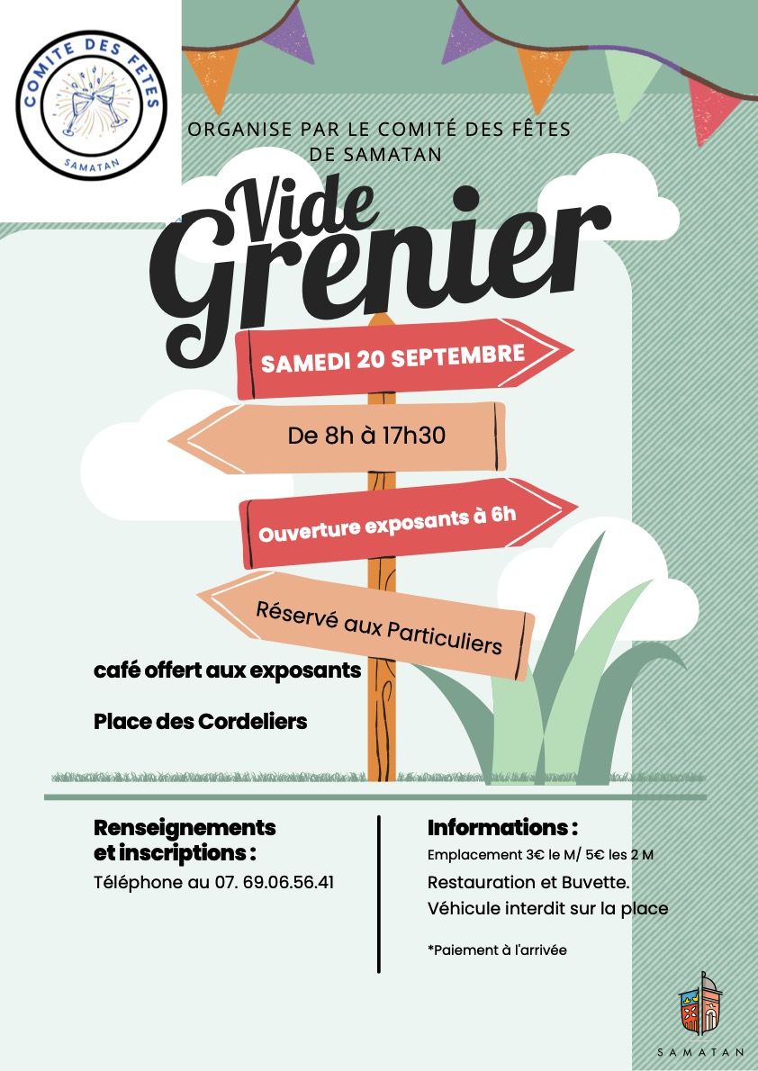 Vide Grenier 20 septembre