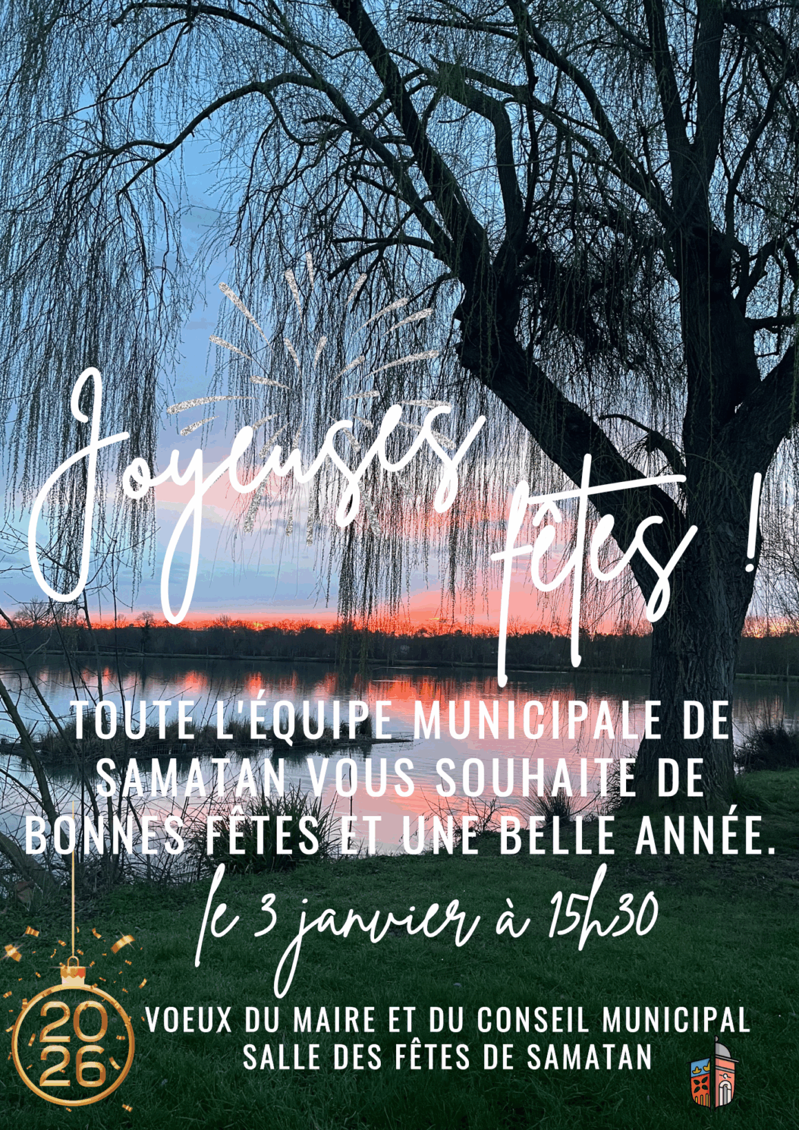 Affiche voeux 3 janvier 2026