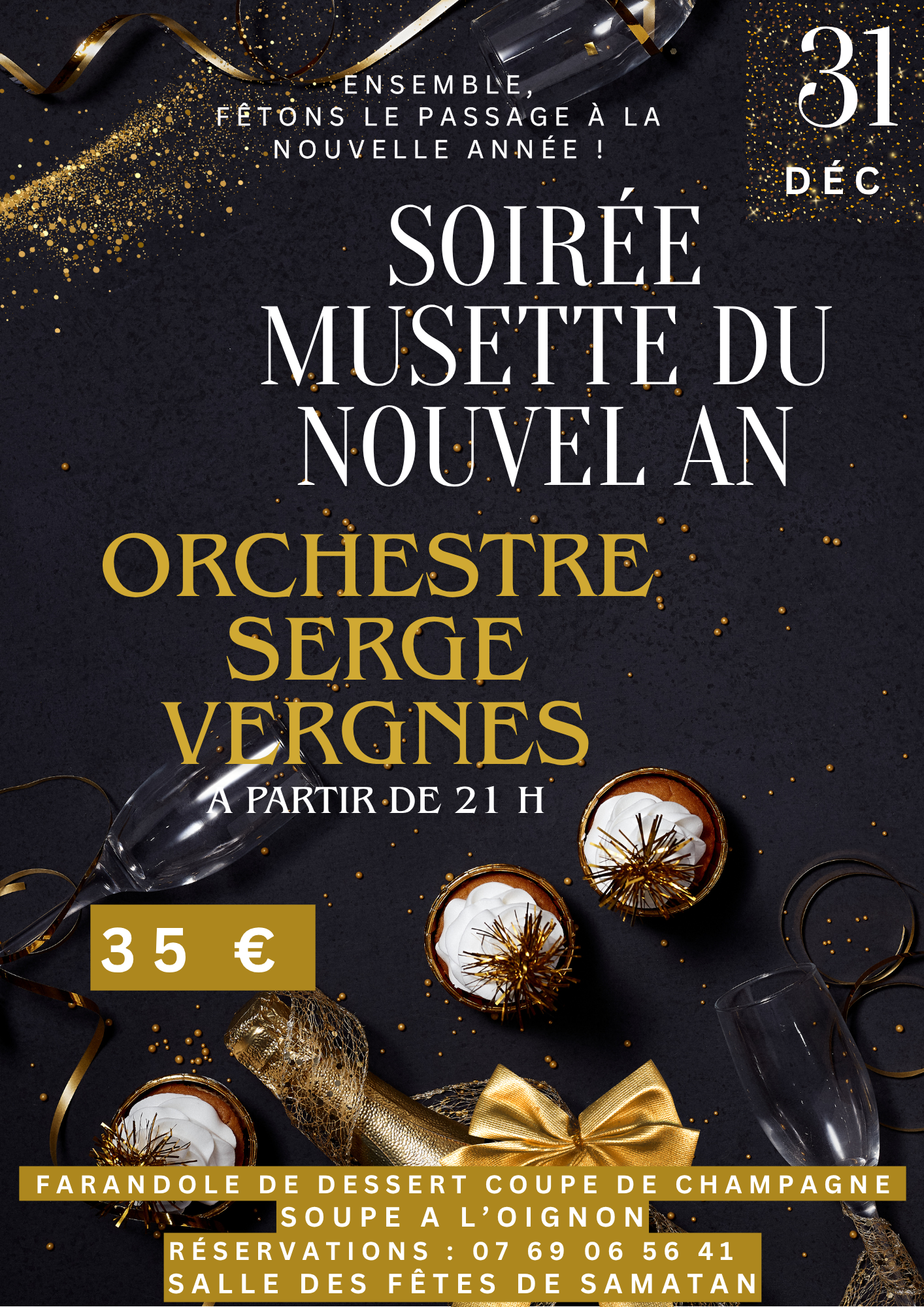 Soirée musette 31 décembre