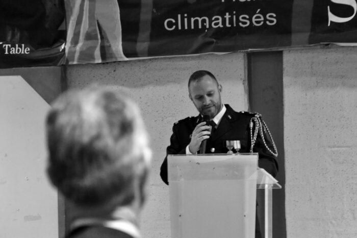 Sainte-barbe9 2026 - Ludovic Fortin, chef du centre de secours