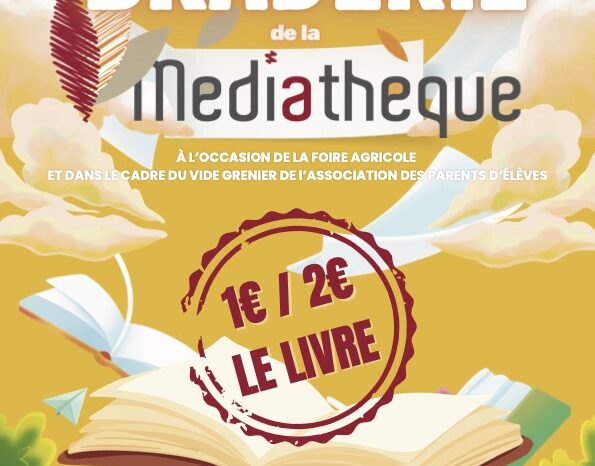 Médiathèque braderie 21 mars 2026 Médiathèque braderie 21 mars 2026