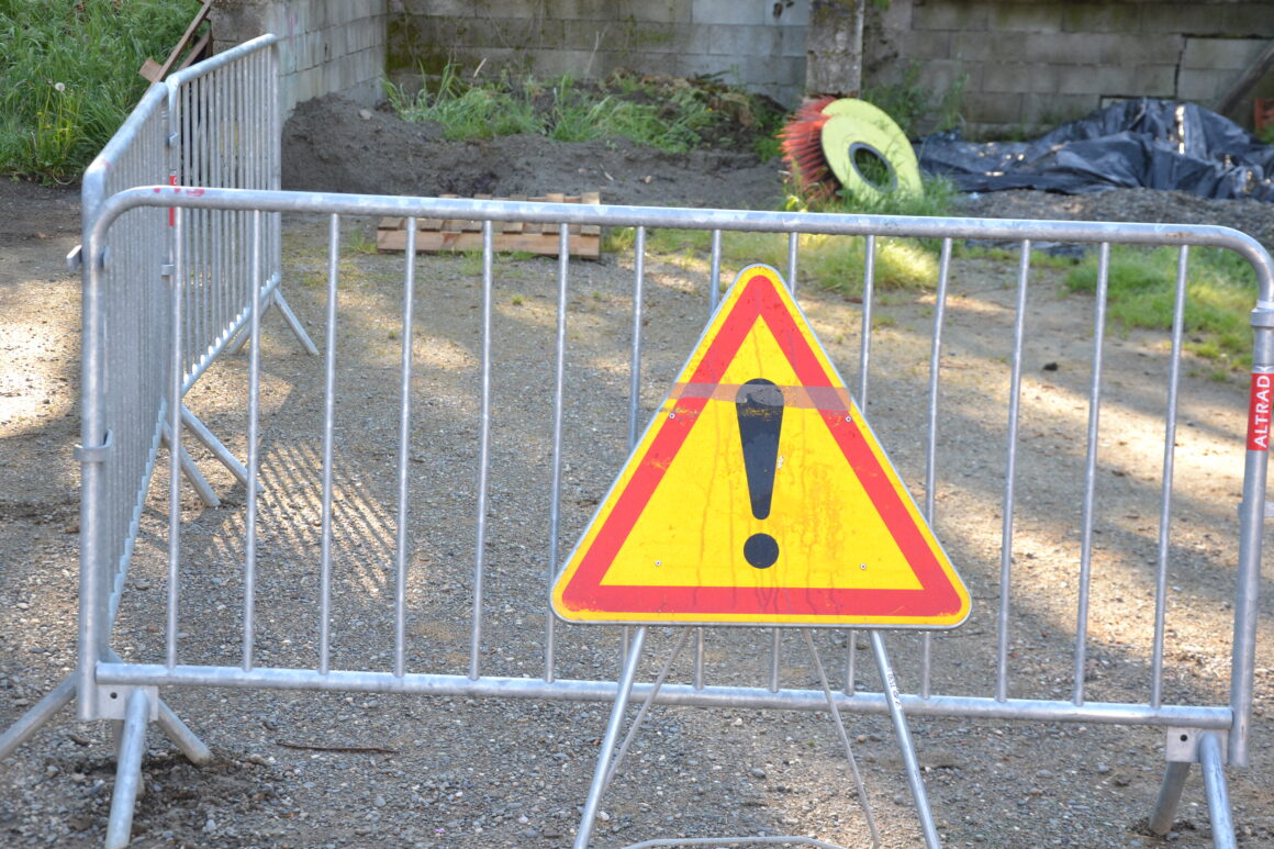 Effondrement chaussée