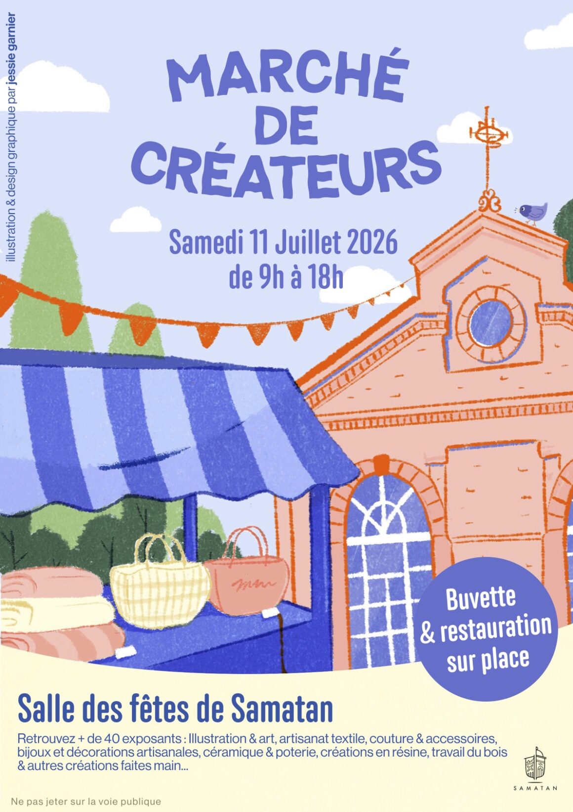 marché créateur 11 juillet