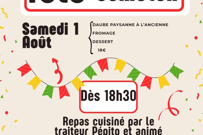 Affiche repas 1er aout